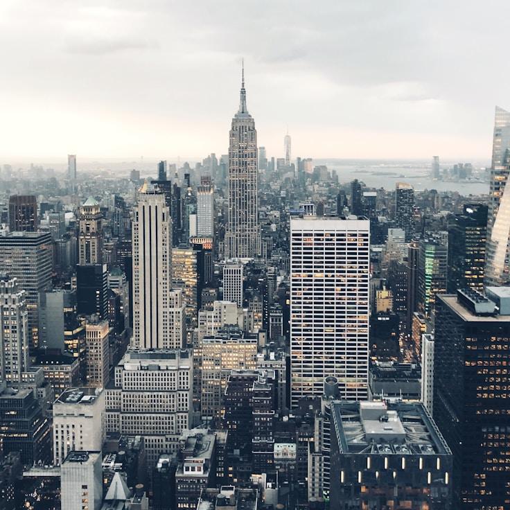 Families relaxing in a mall food court area